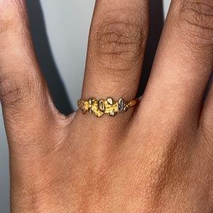 REAL GOLD NUGGET RING